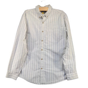Eddie Bauer Men's Button-Down Shirt Men's Multi Medium Long Sleeve Check